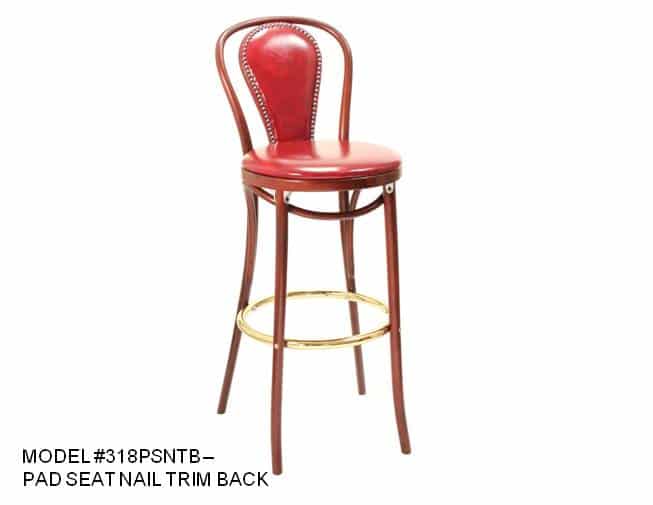Traditional Bentwood Chairs M. Deitz 318 Stool and Model Pin Hair by Sons, Restaurant – –
